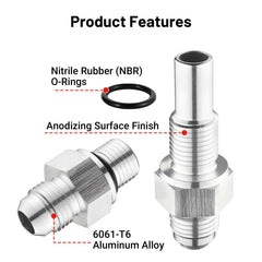 EVIL ENERGY side-by-side short and long adapters showing fitment reach benefit