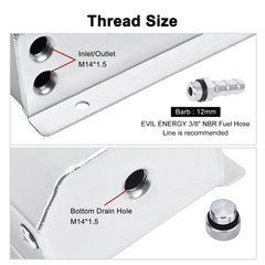 EVIL ENERGY side view with visual level hose for fast coolant checks