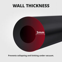 EVIL ENERGY six different inner-diameter hoses laid out for quick size selection