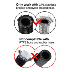 EVIL ENERGY detail of 360° swivel collar in motion, enables easy hose orientation