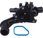 EVIL ENERGY front view of thermostat housing showing fitment details and improved seal