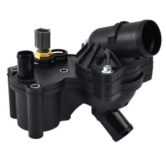 EVIL ENERGY front view of complete thermostat housing kit showing components and fit