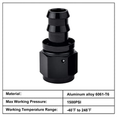 EVIL ENERGY detailed shot of 6AN 9/16-18 UNF thread, clarifies thread compatibility and fit