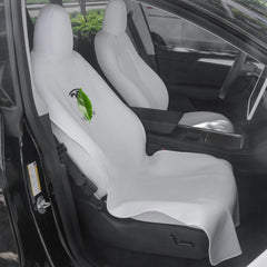 EVMODS front view of seat protector showing full coverage and neat fit