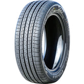 Evoluxx front profile view showing tire contact area and handling benefit