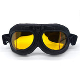 evomosa front view goggles showing vintage style and full-face coverage benefit