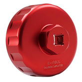 EVRBUL front view of aluminum oil filter wrench shows precise fit and durability