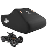 EVRBUL front view on Ryker showing full coverage and protection