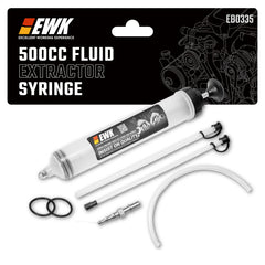 EWK syringe front view showing compact design and easy handling benefit
