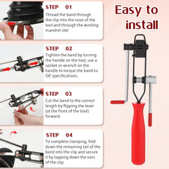 Exclaith pliers non-slip handle detail for comfortable use