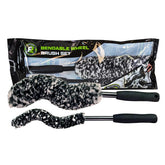 ExoForma front view showing both brushes and packaging, clear product ID and benefits