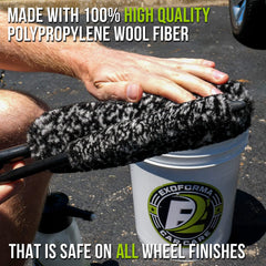 ExoForma EVA foam grip detail for comfortable control and reduced hand fatigue