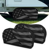 Explore Land front view displaying American flag and clear protection benefit