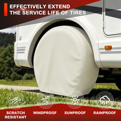 Explore Land elastic cord auto-lock securing cover against wind