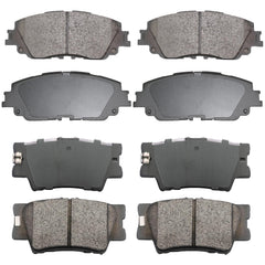 EXPPOWER front pad packaging showing full set and brand benefit low dust