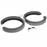 EXPPOWER front packaging showing rear brake shoes and benefits