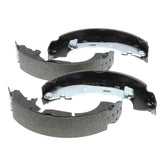 EXPPOWER rear brake shoes front view showing fit and finish for easy swap