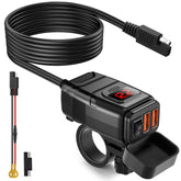 EXTRACTME front view of dual-port charger showing compact housing and ports for fast charging
