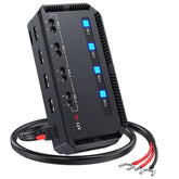EXTRACTME front view showing four fuse slots and compact housing for tidy installs