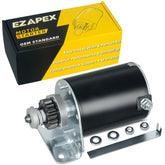 EZAPEX starter front view showing mounting points and fit for quick identification and replacement