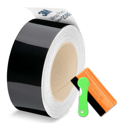 EZAUTO WRAP front packaging showing glossy 2x25ft strip and branding benefits