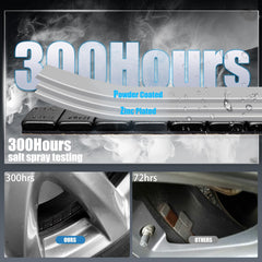 EZISOE detailed shot of powder-coated weight segments showing corrosion resistance benefit
