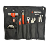 EZRED BMK1914 roll-up case open showing organized tools for fast access