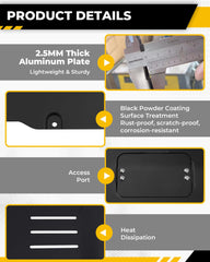 EZREXPM mounting hardware and washers displayed for simple factory-style installation
