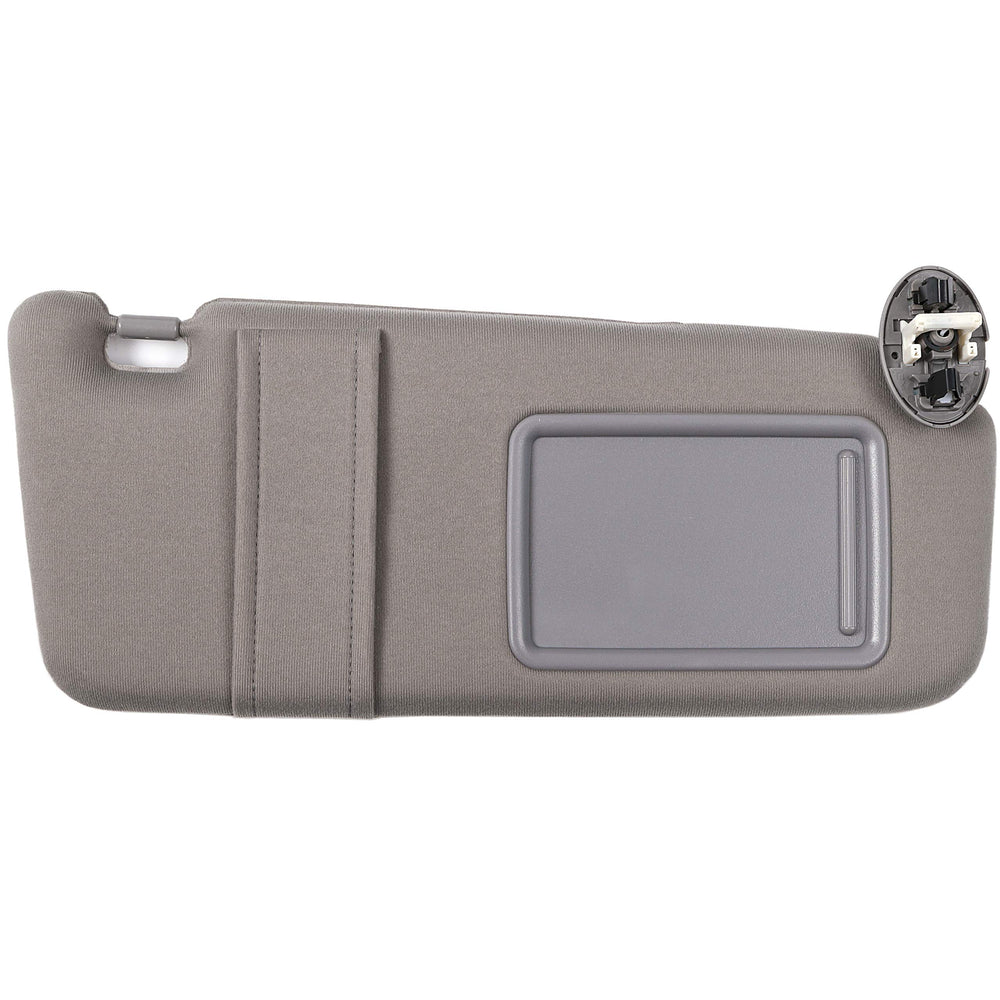 Ezzy Auto front view gray passenger sun visor showing fit and finish benefit