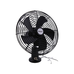 Facon fan front view showing grille and airflow, improves cabin ventilation