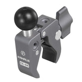 FANAUE front view handlebar clamp showing sturdy build and easy mounting benefit