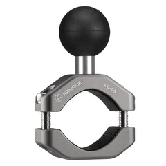 FANAUE front view of aluminum handlebar clamp showing secure attachment point