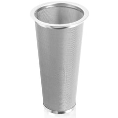 FancyTark front view of strainer showing shape and easy fit benefit