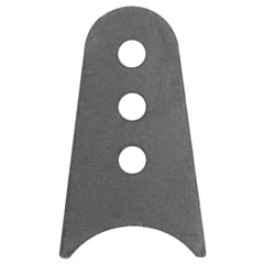 Fanmao welded tab on 3" axle illustrating secure shock mounting