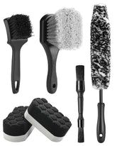 Fantasticlean front packaging showing full 6-piece wheel brush kit, easy organization