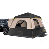 FanttikOutdoor front view attached to SUV showing quick setup benefit