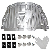 FANXIN front view of engine splash shield showing full coverage and fit