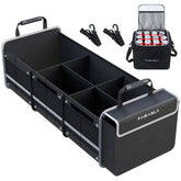 Farasla front view showing organized trunk and easy access benefit