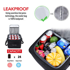 Farasla removable cooler held by hand for portable chilled drinks