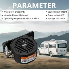 FARBIN side profile highlighting durable nylon housing for long-lasting use