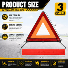 Fasmov close-up red reflector improving night visibility for safety
