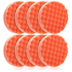 Fasmov front packaging showing 6-inch orange waffle pads and quantity benefits