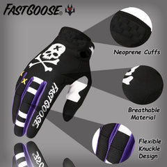 FASTGOOSE close-up of microfiber palm showing anti-slip grip durability
