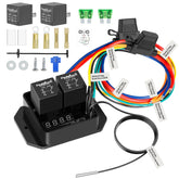 FASTSTORM controller front panel showing controls and LEDs for easy setup