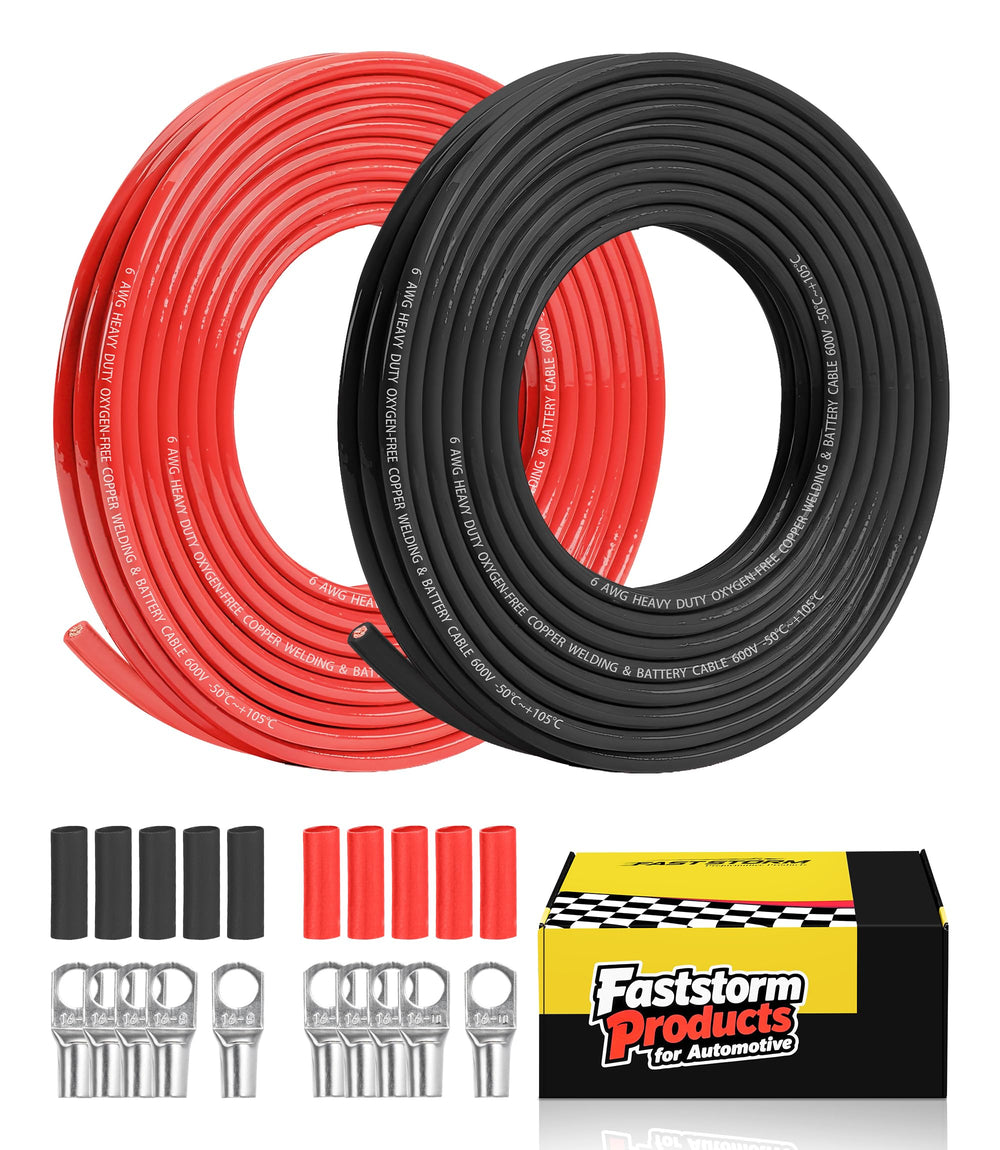 FASTSTORM front view of cable kit showing complete components and quick identification benefit