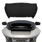 FATECIM front profile dark smoke windshield showing sleek style and reduced wind buffeting