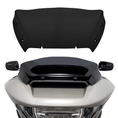 FATECIM front profile dark smoke windshield showing sleek style and reduced wind buffeting