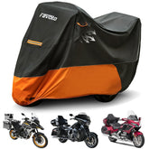 Favoto front view on a Harley showing full coverage and protective fit