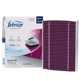 Febreze cabin filter front view showing clean pleated media benefit