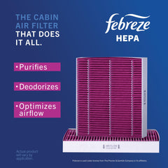 Febreze close-up of activated charcoal layer absorbing odors benefit